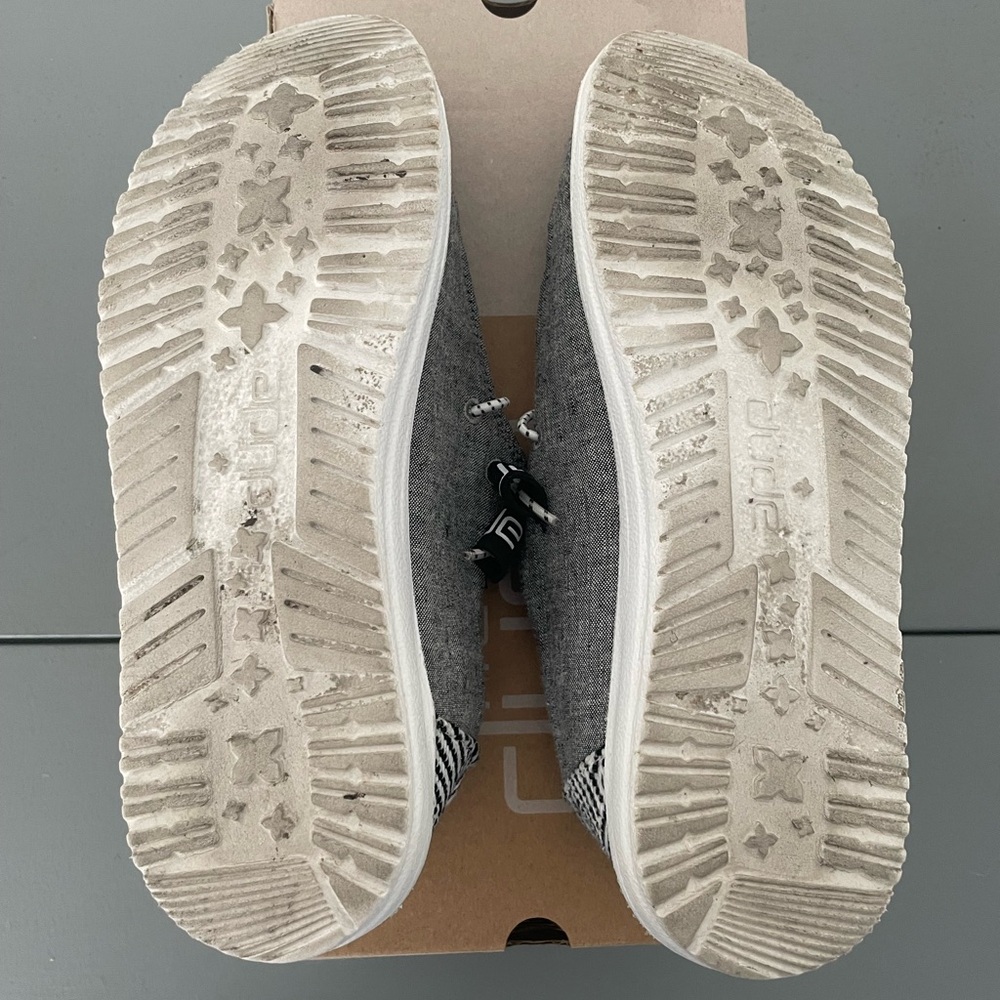 Hey Dude Wendy Chambray Onyx Shoes - Picture 7 of 8